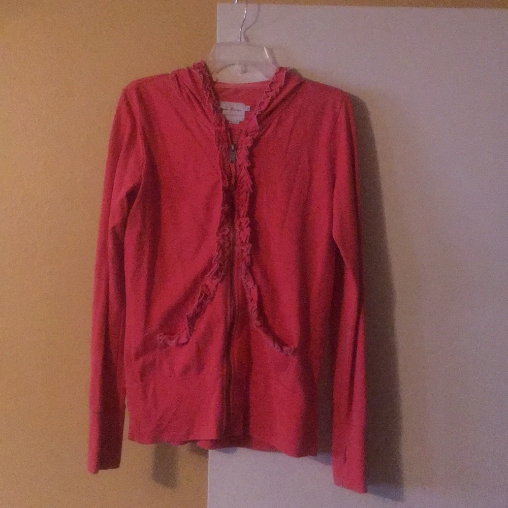 Evy’s Tree ruffle hoodie